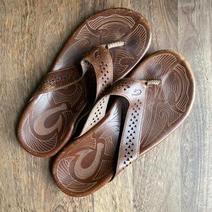 Men's OLUKAI Kohana Flip Flop - Leather